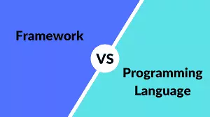 programming language vs framework